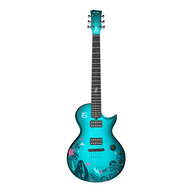 Nova Go Sonic, Hatsune Miku collab. LES PAUL smart guitar with integrated effects